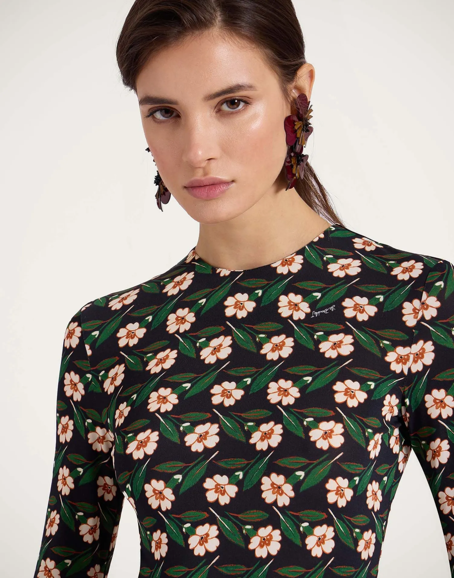 La DoubleJ Party Dressing<Alba DressMayfair Black in Flowy Jersey