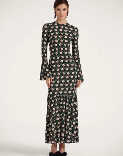 La DoubleJ Vestiti<Alba DressMayfair Black in Flowy Jersey