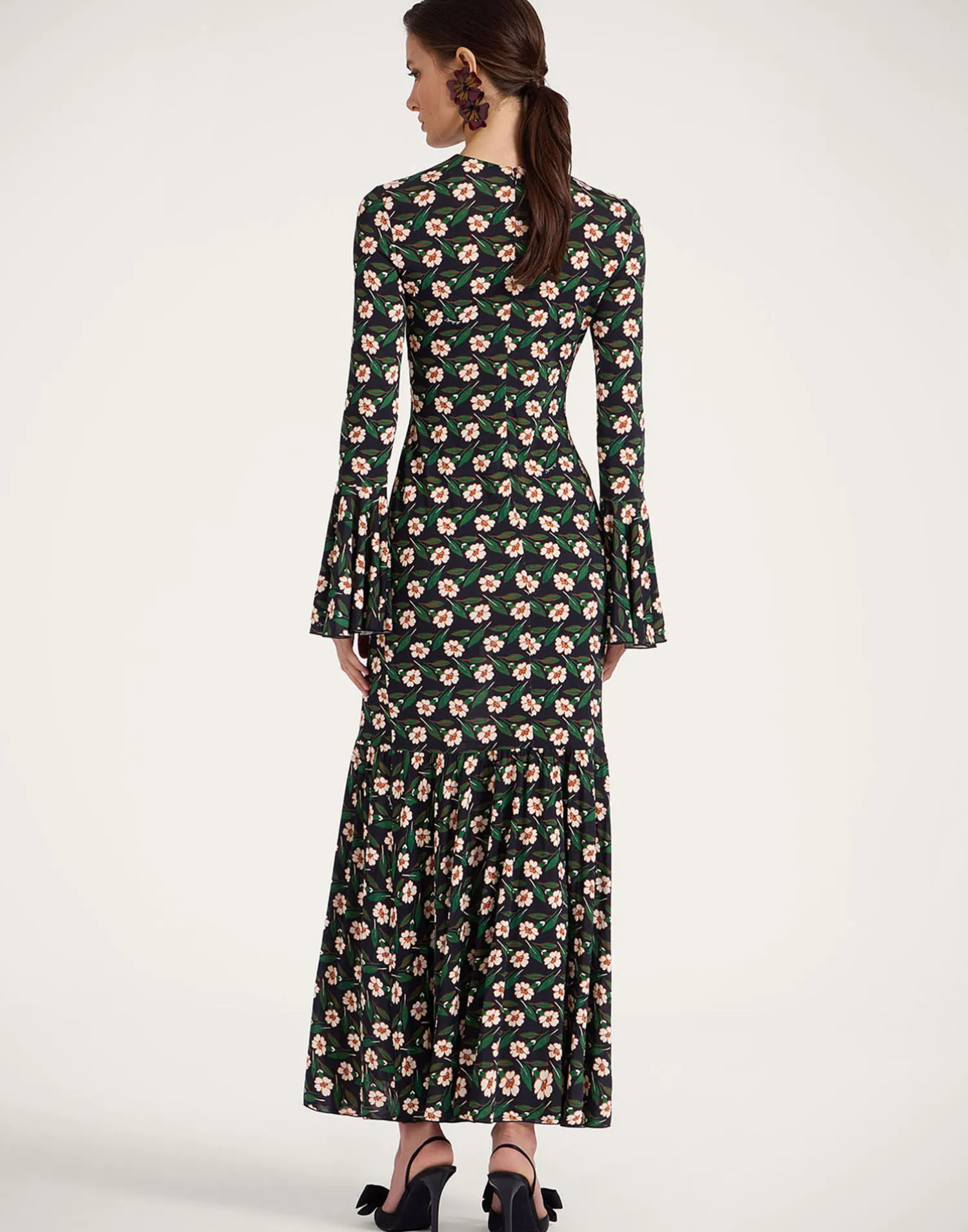 La DoubleJ Vestiti<Alba DressMayfair Black in Flowy Jersey