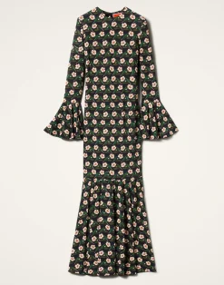 La DoubleJ Vestiti<Alba DressMayfair Black in Flowy Jersey