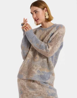 La DoubleJ Maglieria<All-In SweaterLight Blue in Woolmix