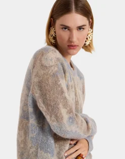 La DoubleJ Maglieria<All-In SweaterLight Blue in Woolmix