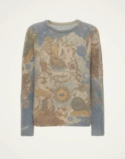 La DoubleJ Maglieria<All-In SweaterLight Blue in Woolmix