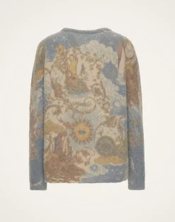 La DoubleJ Maglieria<All-In SweaterLight Blue in Woolmix