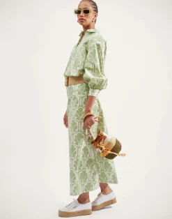 La DoubleJ Gonne<A-Long SkirtGrove in Heavy Cotton Stretch