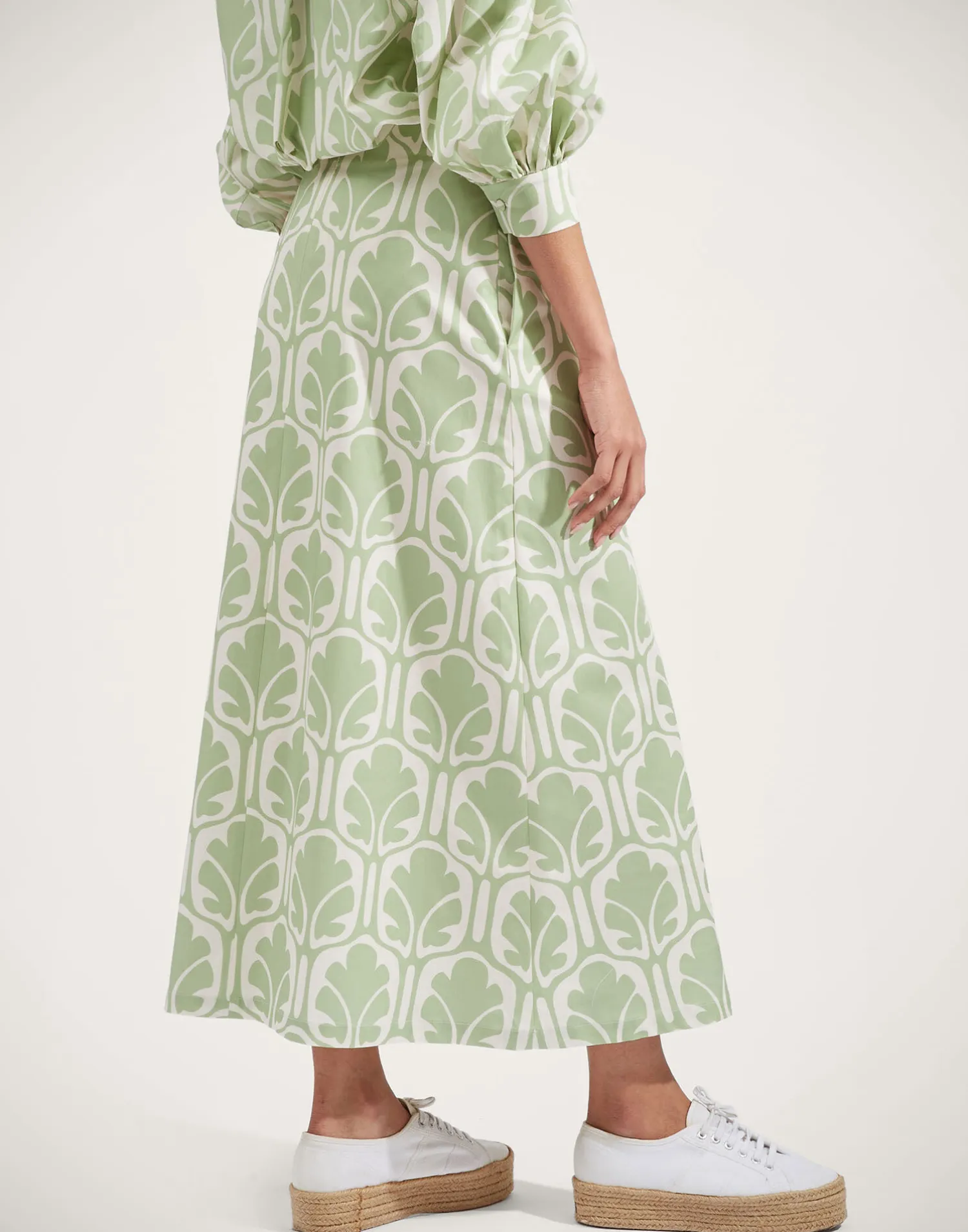 La DoubleJ Gonne<A-Long SkirtGrove in Heavy Cotton Stretch
