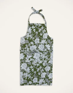 La DoubleJ Tessili|Grembiuli<ApronLilium Bosco in Cotton Daytona