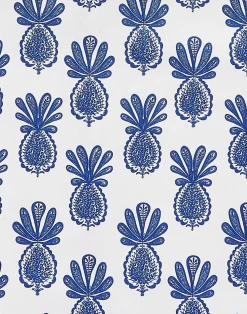 La DoubleJ Grembiuli|Tessili<ApronPineapple Blu in Cotton