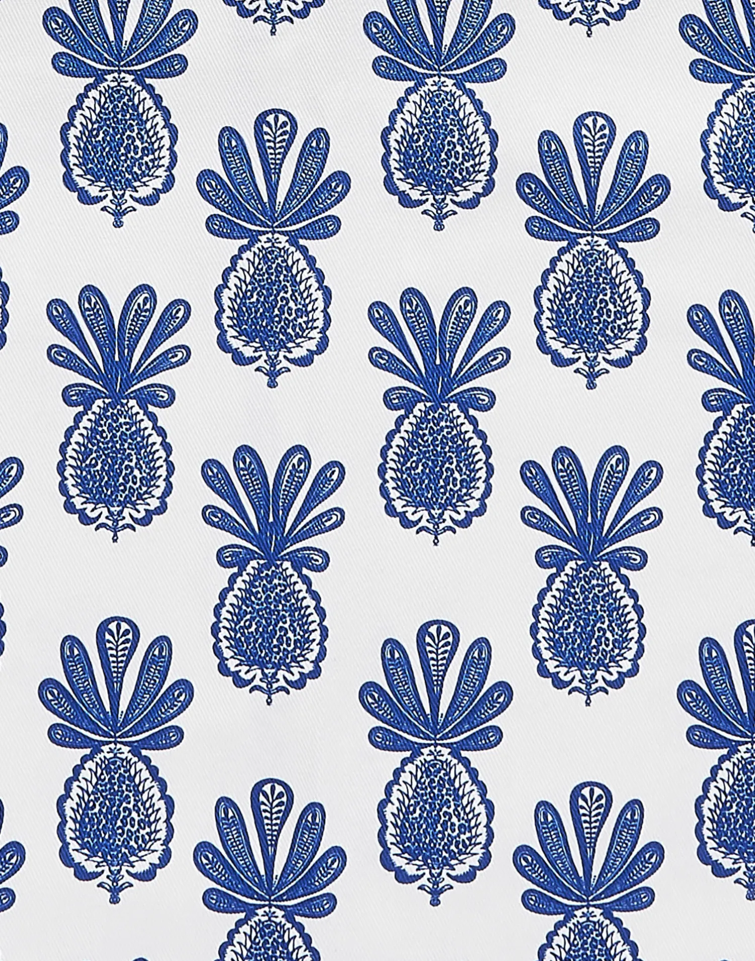 La DoubleJ Grembiuli|Tessili<ApronPineapple Blu in Cotton