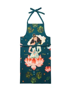 La DoubleJ Grembiuli|Tessili<ApronQuan Yin in Cotton
