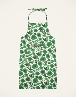 La DoubleJ Grembiuli|Tessili<ApronWildbird Verde in Cotton