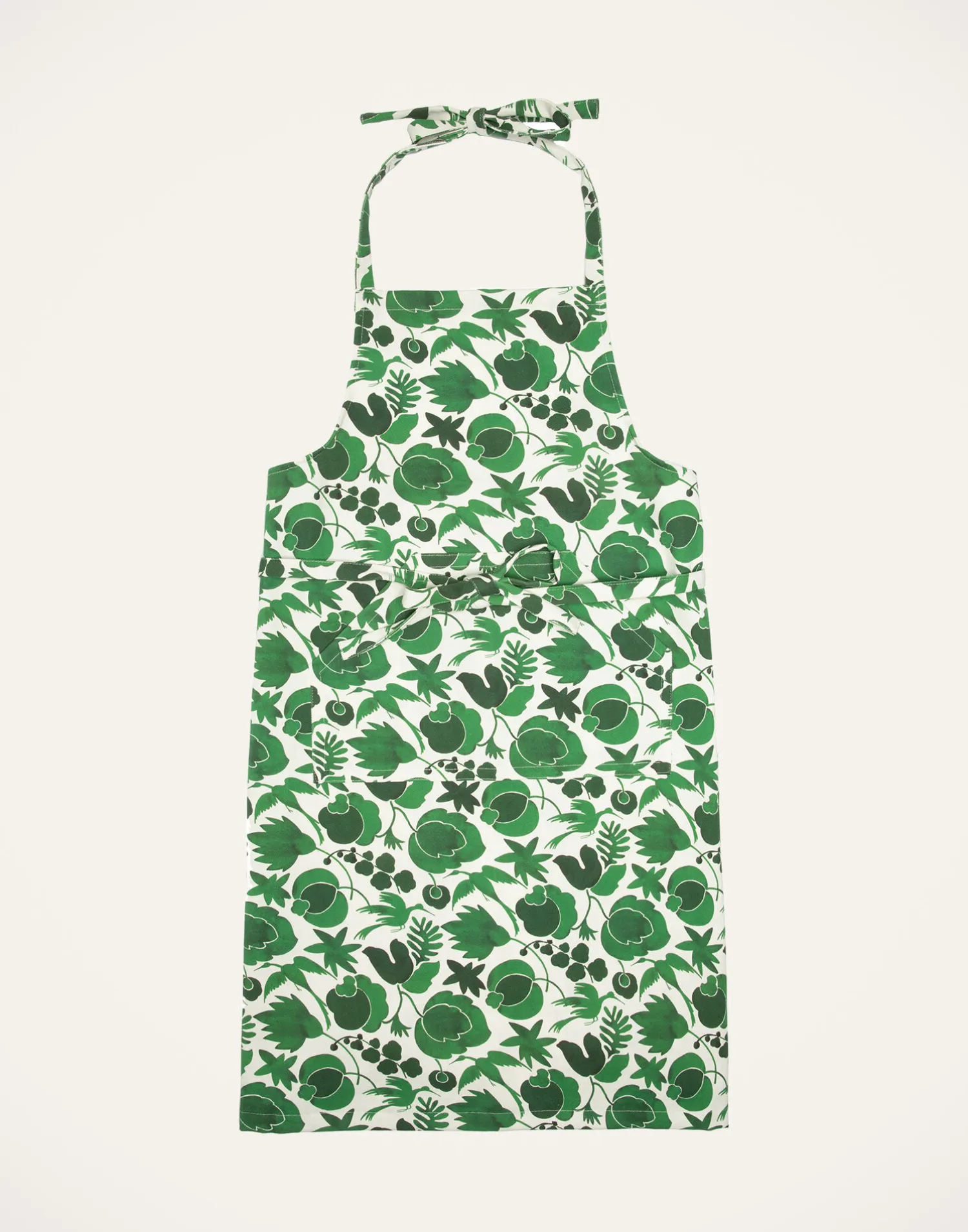 La DoubleJ Grembiuli|Tessili<ApronWildbird Verde in Cotton