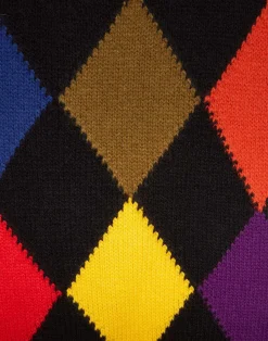 La DoubleJ Foulard E Sciarpe|Accessories<Argyle ScarfMulticolor in Wool