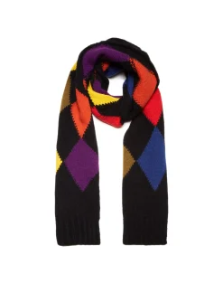 La DoubleJ Foulard E Sciarpe|Accessories<Argyle ScarfMulticolor in Wool