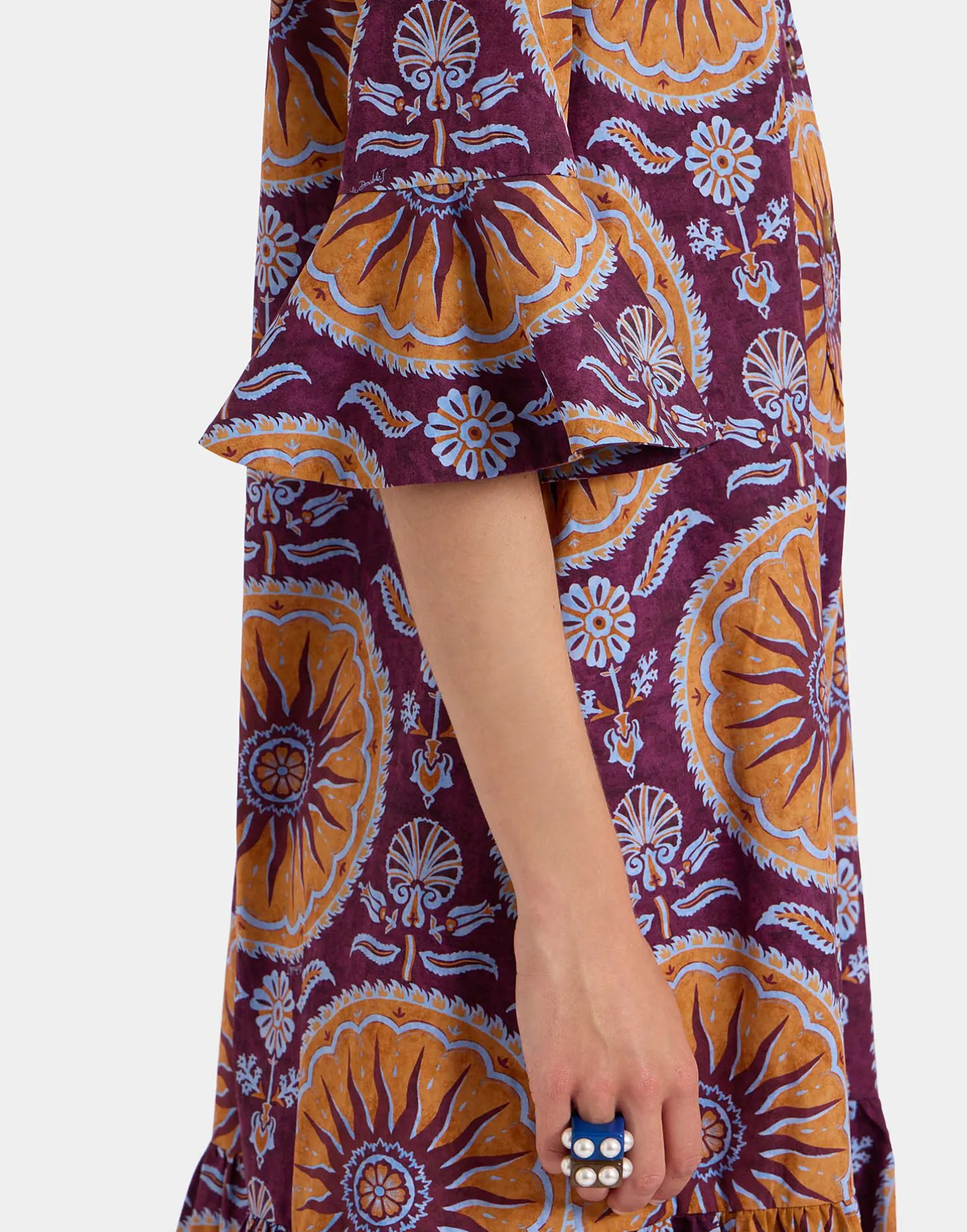 La DoubleJ Vestiti<Artemis DressSovereign Purple in Summer Poplin