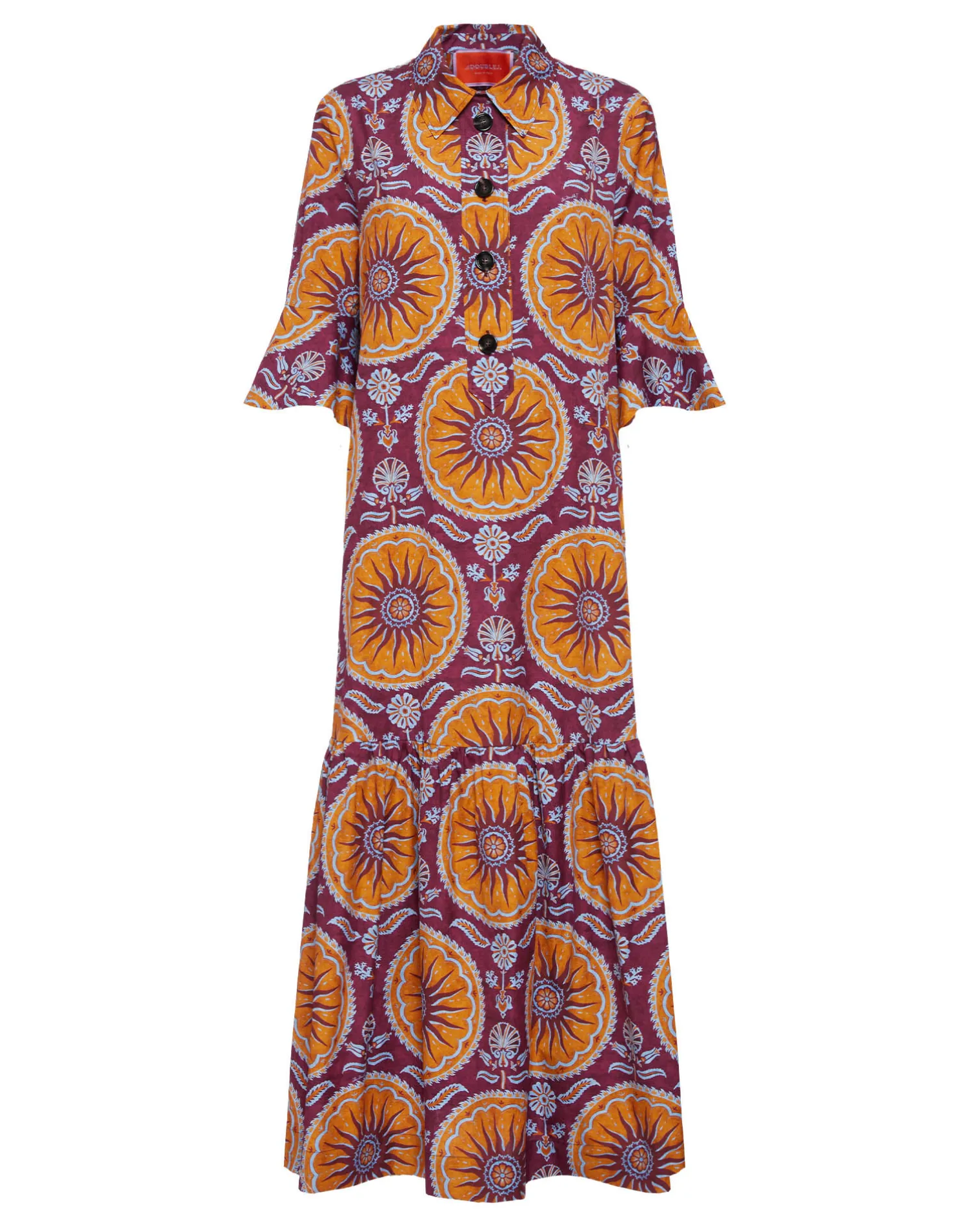 La DoubleJ Vestiti<Artemis DressSovereign Purple in Summer Poplin