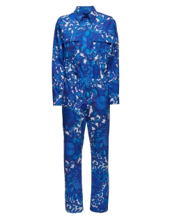 La DoubleJ Vestiti<Aviator JumpsuitAnemone in Summer Popeline