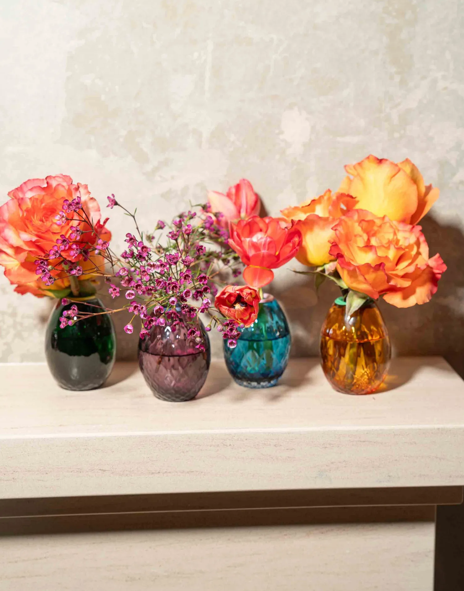 La DoubleJ Vasi|Home Décor<Baby Egg VasesMisty Rainbow Mix in Murano Glass