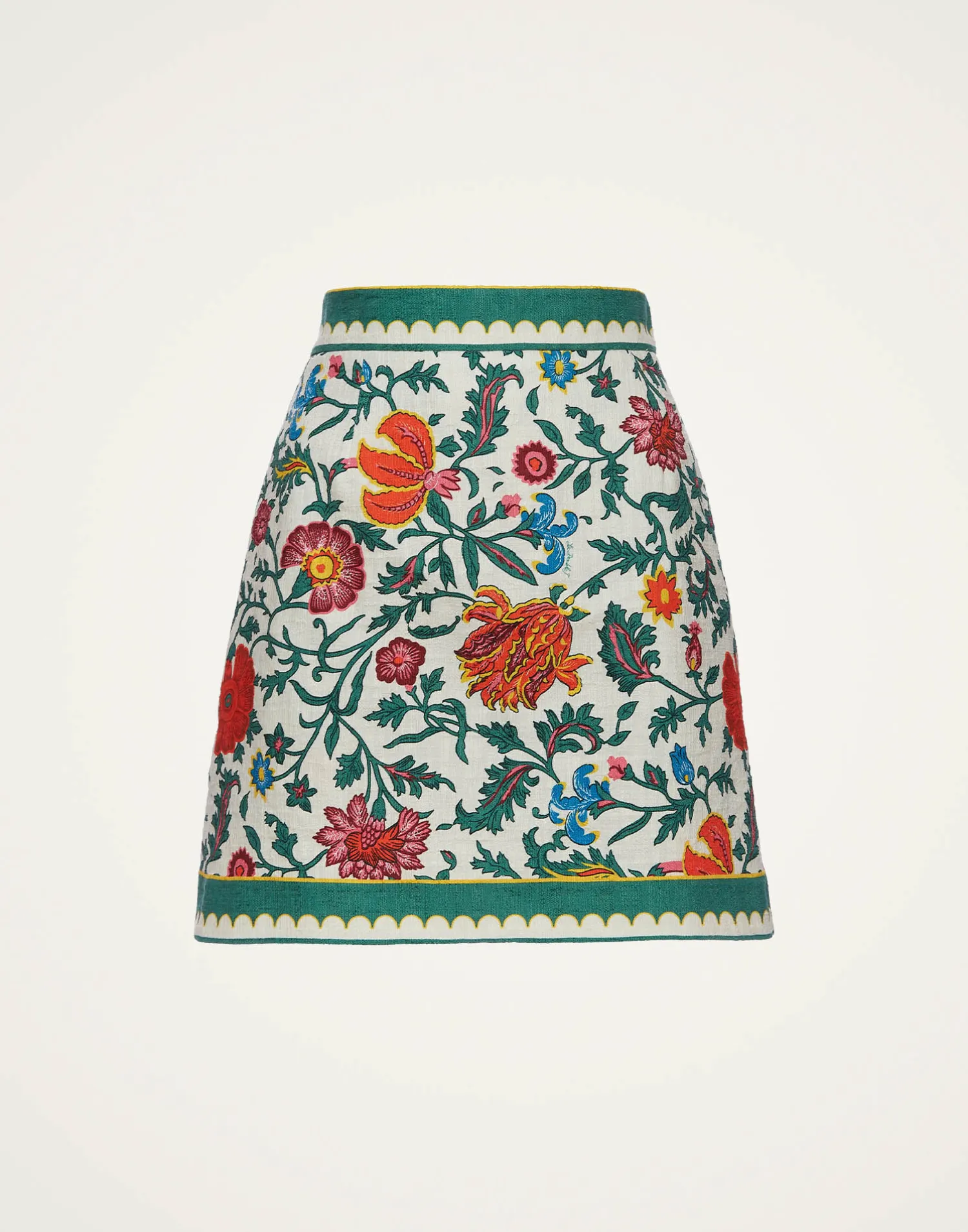 La DoubleJ Gonne<Baia Mini SkirtDragonflower Mini Multicolor in Shot Cotton