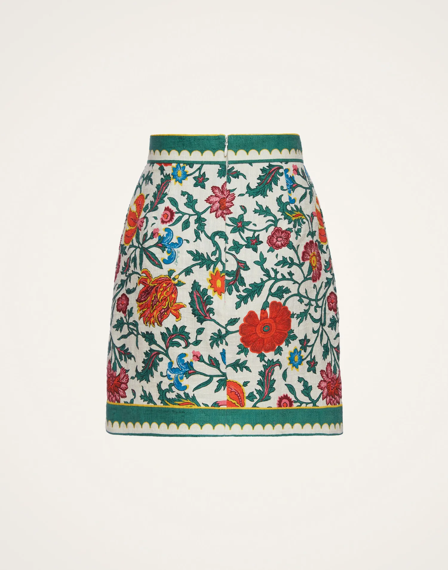 La DoubleJ Gonne<Baia Mini SkirtDragonflower Mini Multicolor in Shot Cotton