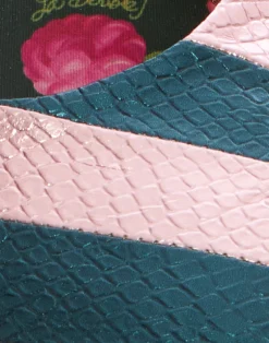 La DoubleJ Scarpe|Accessories<Ballerina FlatsAcquamarine in Faux Python