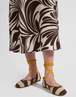 La DoubleJ Accessories|Scarpe<Ballerina FlatsVeneziana in Twill
