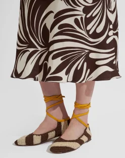 La DoubleJ Accessories|Scarpe<Ballerina FlatsVeneziana in Twill