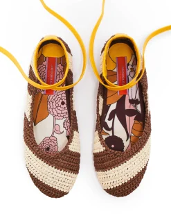 La DoubleJ Accessories|Scarpe<Ballerina FlatsVeneziana in Twill
