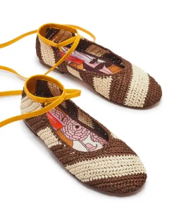 La DoubleJ Accessories|Scarpe<Ballerina FlatsVeneziana in Twill
