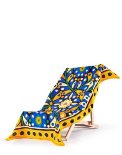 La DoubleJ Moda Mare<Beach TowelsConfetti Blu in Terry