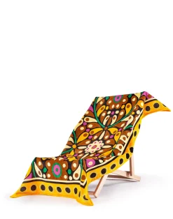 La DoubleJ Moda Mare<Beach TowelsConfetti Giallo in Terry