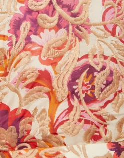 La DoubleJ Vestiti<Bellini DressHottie Cream in Embroidered Organza