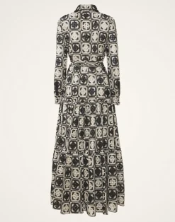 La DoubleJ Vestiti<Bellini DressMini Tiles Black in Macramé