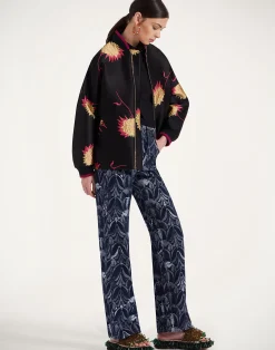 La DoubleJ Denim|Pantaloni E Shorts<Better Than Your Boyfriend's JeansPapyrus Navy in Jacquard Denim
