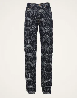 La DoubleJ Denim|Pantaloni E Shorts<Better Than Your Boyfriend's JeansPapyrus Navy in Jacquard Denim