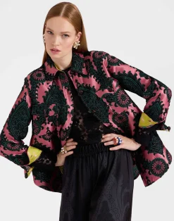 La DoubleJ Capispalla<Better Than Your Boyfriend's JacketOltrarno Pink in Jacquard