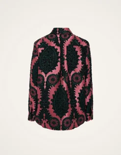 La DoubleJ Capispalla<Better Than Your Boyfriend's JacketOltrarno Pink in Jacquard