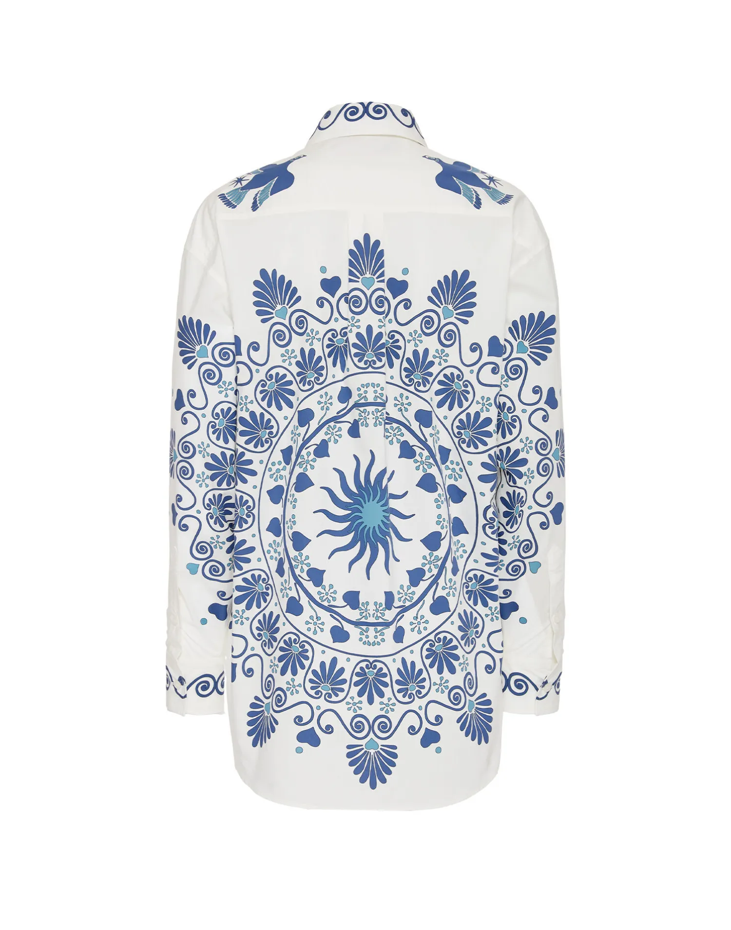 La DoubleJ Camicie E Top<Better Than Your Boyfriend's ShirtOlympus Placée Cream in Cotton Poplin