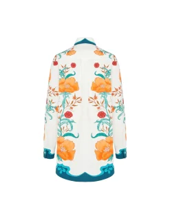 La DoubleJ Camicie E Top<Better Than Your Boyfriend's ShirtMorpheus Placée Orange in Summer Poplin