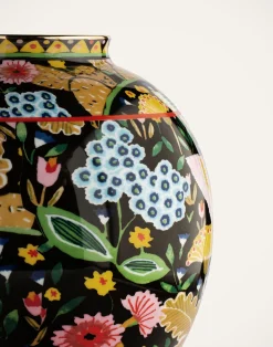 La DoubleJ Vasi|Home Décor<Big Bubble VaseColombo Nero in Porcelain
