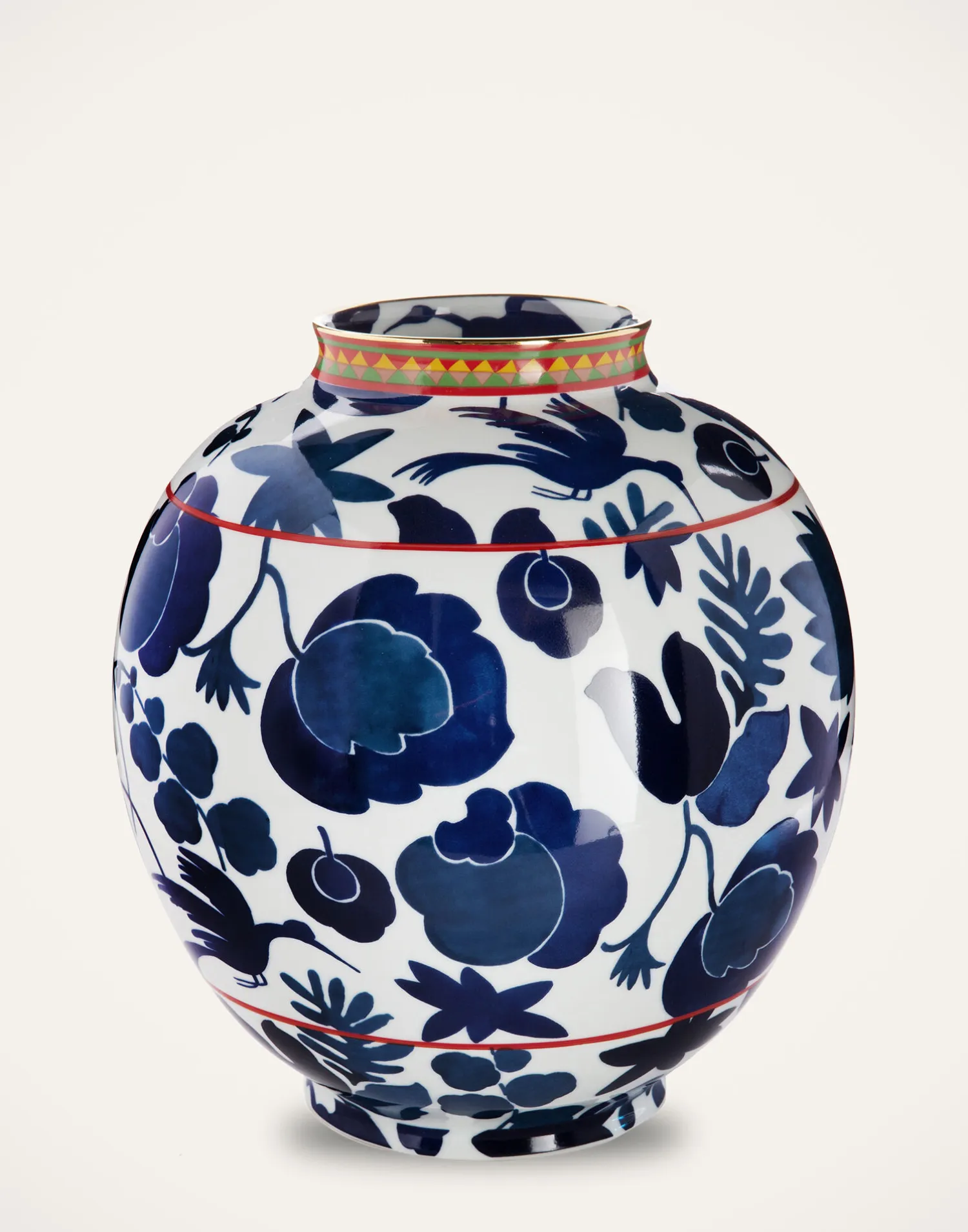 La DoubleJ Vasi|Home Décor<Big Bubble VaseWildbird Blu in Porcelain