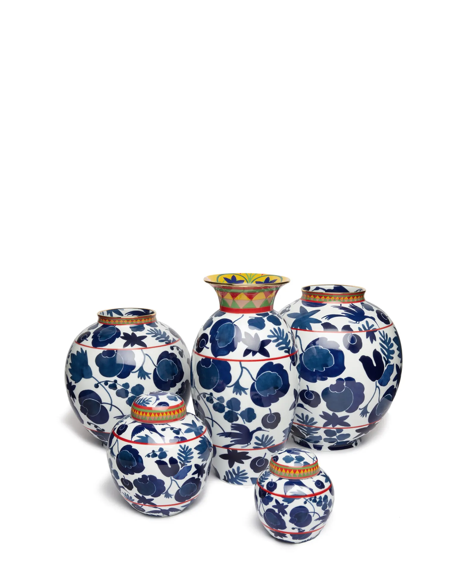 La DoubleJ Vasi|Home Décor<Big Bubble VaseWildbird Blu in Porcelain