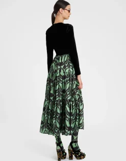 La DoubleJ Vestiti<Big DressPapyrus Green in Twill