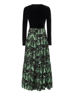 La DoubleJ Vestiti<Big DressPapyrus Green in Twill