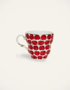 La DoubleJ Set Da Te E Caffe|Tavola<Big Mama Cup And SaucerCherries Avorio in Porcelain