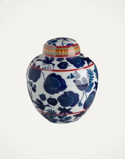 La DoubleJ Vasi|Home Décor<Big Tea JarWildbird Blu in Porcelain