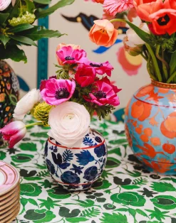 La DoubleJ Vasi|Home Décor<Big Tea JarWildbird Blu in Porcelain