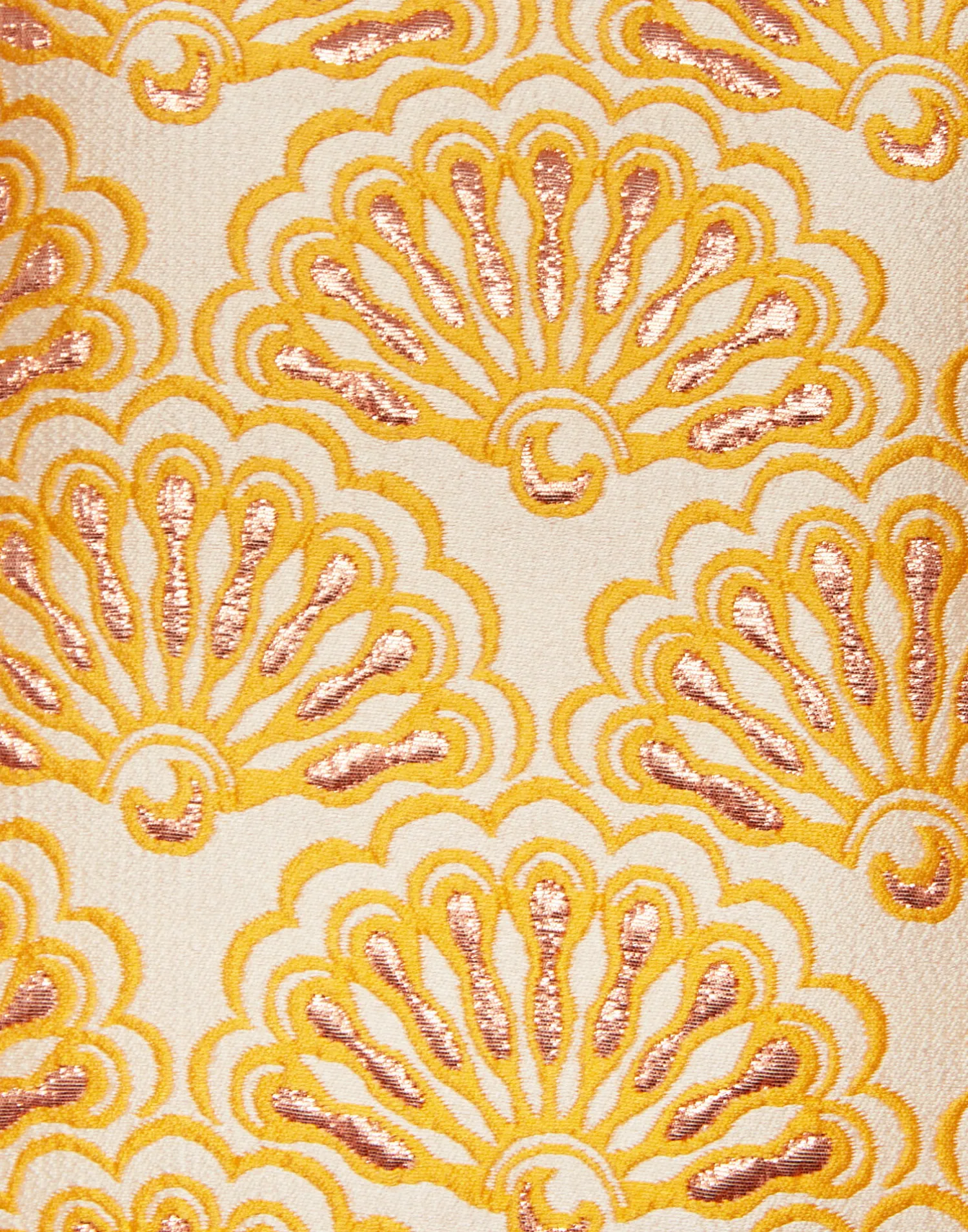 La DoubleJ Capispalla<Bijoux JacketFans Gold in Jacquard With Tassels