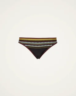 La DoubleJ Moda Mare<Bikini BottomDoric Plac&eacute;e Black in Lycra