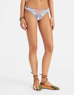 La DoubleJ Moda Mare<Bikini BottomGrenadilla Plac&eacute;e Off White in Lycra